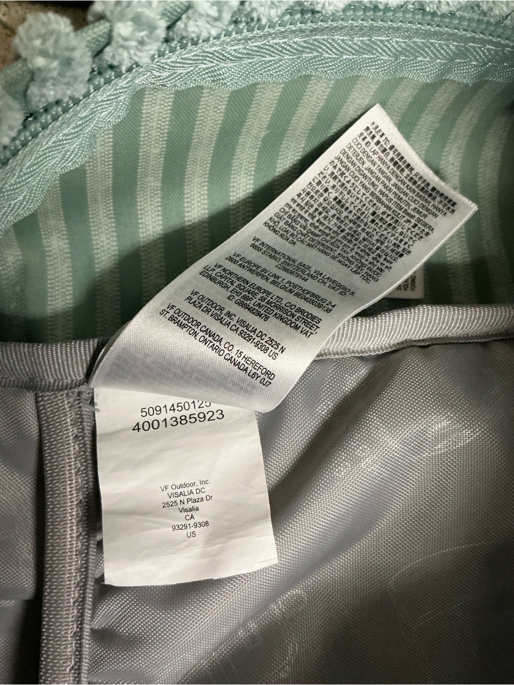 JanSport SuperBreak Plus FX Surreal
Corduroy Backpack Faded Sage Green - Picture 9 of 13